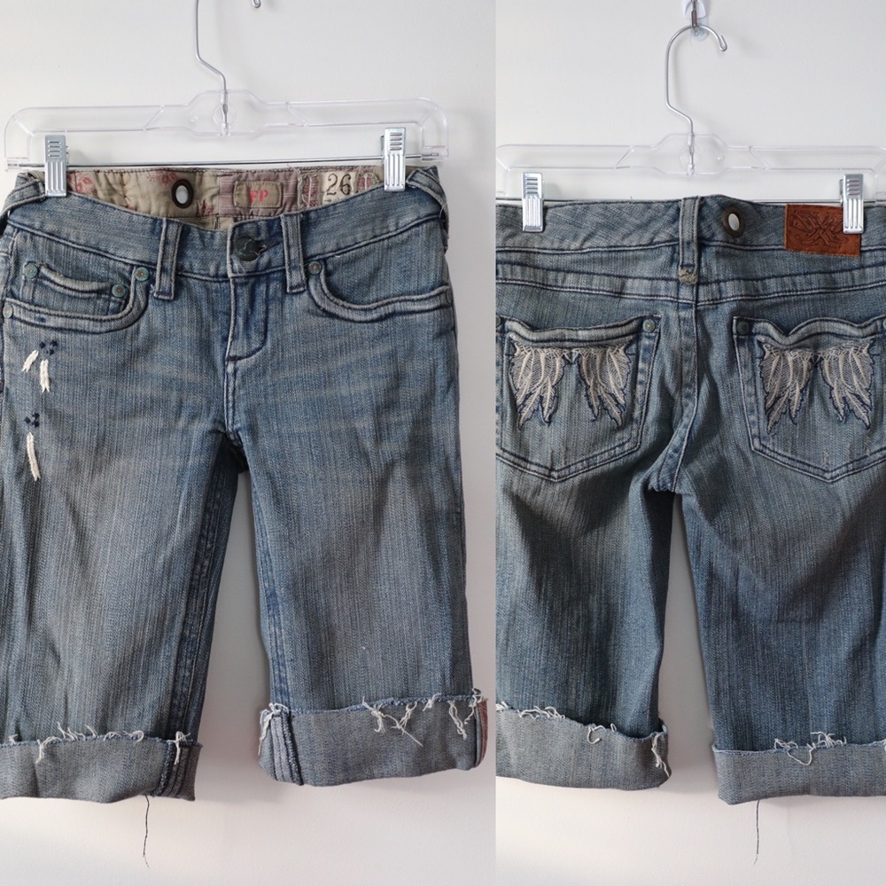 Free People Cut off Jeans